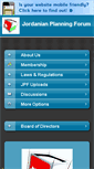 Mobile Screenshot of jordanian-planning-forum.com
